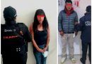 Hombre y mujer son capturados tras cometer robos en Otzolotepec; ella tenía arma blanca