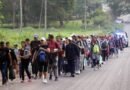 Cruza caravana con cientos de migrantes desde el sur de México