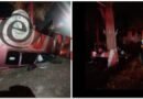 Cinco personas lesionadas tras volcadura de camioneta en Ocoyoacac