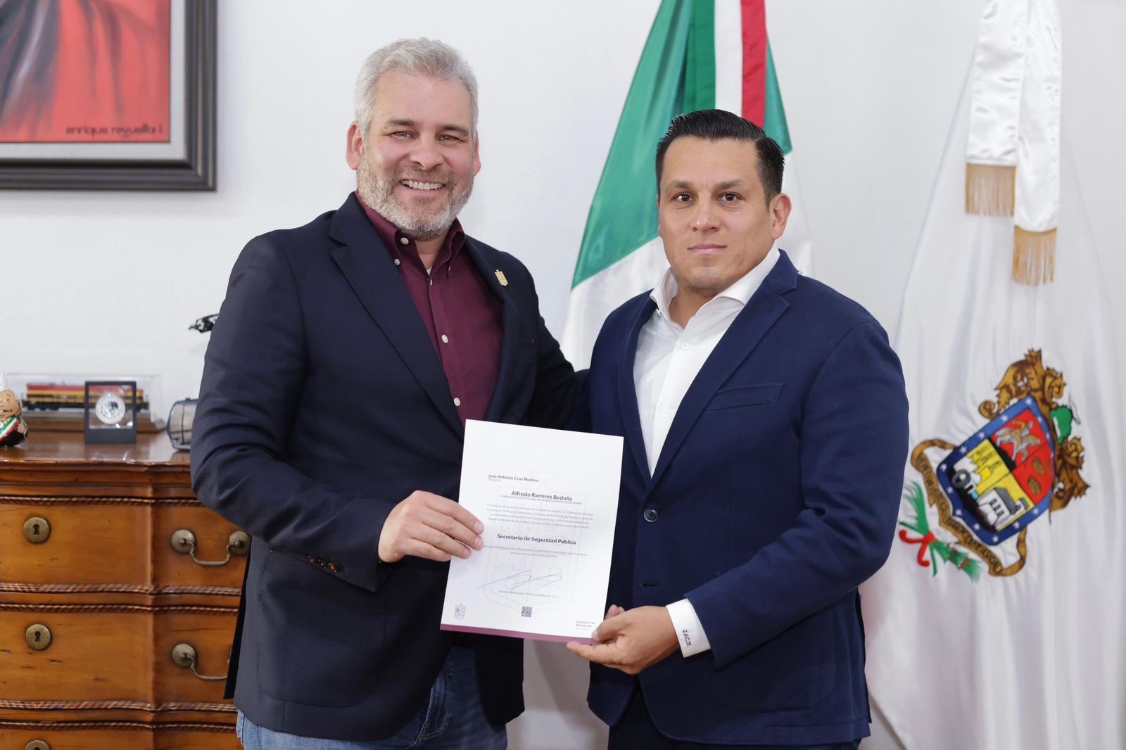 Cercano a Harfuch es nombrado secretario de Seguridad en Michoacán