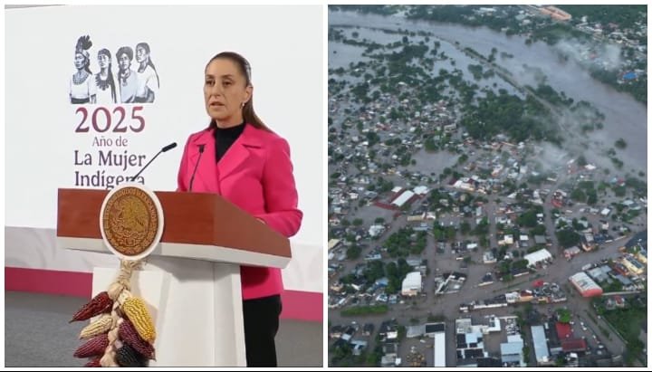 Sheinbaum presume rapidez de apoyo en estados afectados por lluvias: con Fonden no habría ayuda
