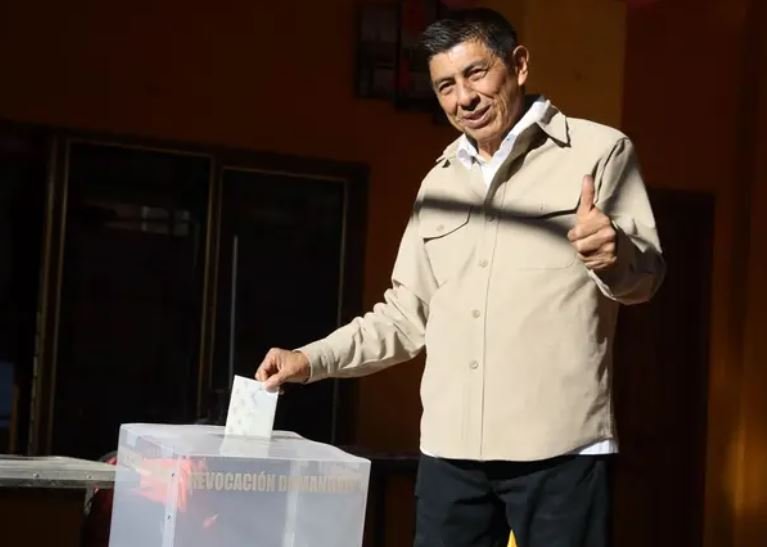 Salomón Jara supera la Revocación de Mandato; oaxaqueños votan a favor de su ratificación
