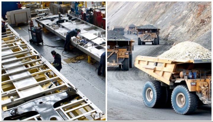 Actividad económica vuelve a caer en noviembre; manufactureras y minería, las más afectadas