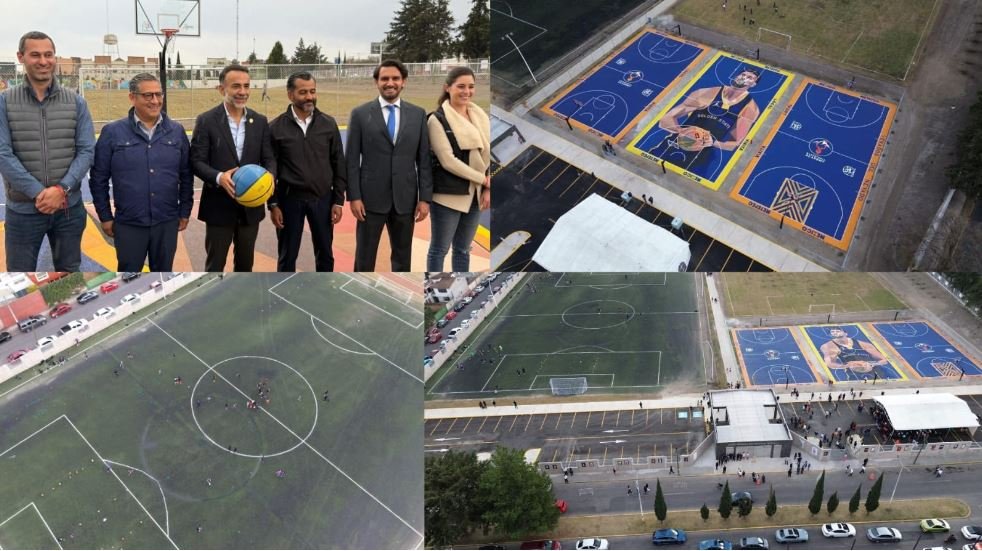 Metepec cuenta con nuevo espacio renovado para el deporte en San Salvador Tizatlalli