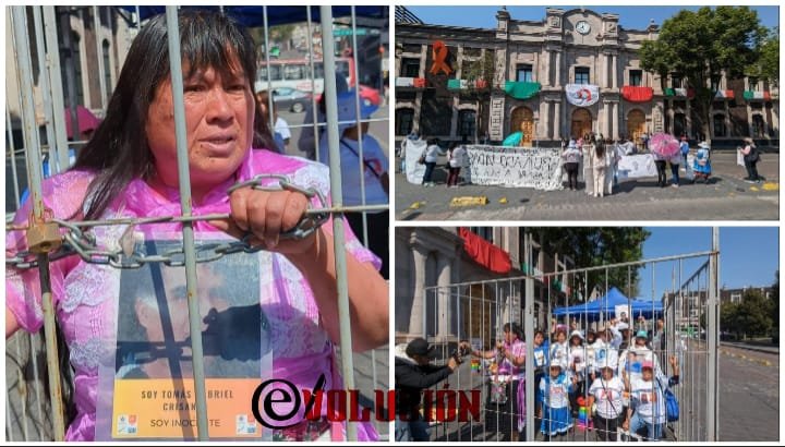 Mujer otomí exige amnistía para su esposo acusado de homicidio