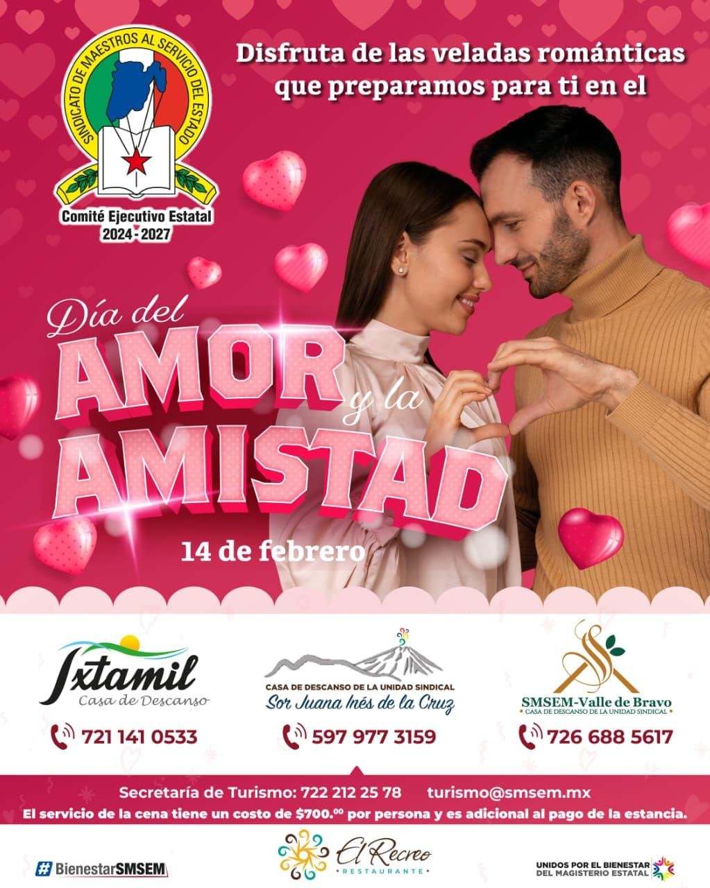 SMSEM prepara veladas románticas en sus Casas de Descanso por el Día del Amor y la Amistad