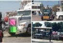 Transportistas bloquean calles de Teoloyucan en protesta al Bando Municipal