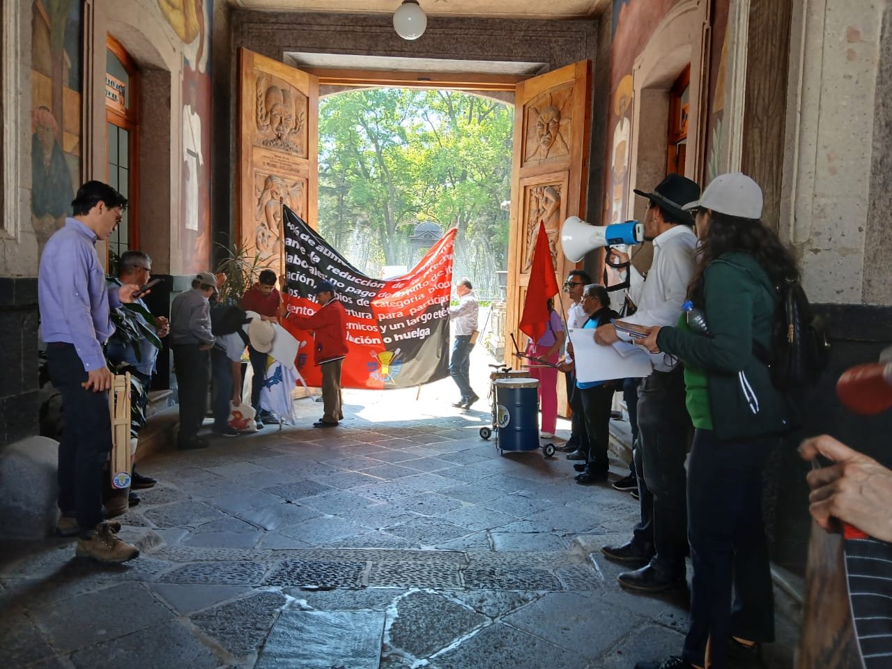 Académicos de Chapingo exigen aumento salarial digno superior al 4%