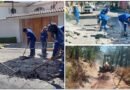Trabajos de bacheo no paran en Metepec con programa SIN-BA