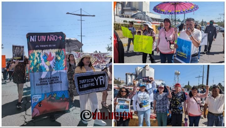 Marchan en Toluca para exigir la libertad de Juan Carlos 