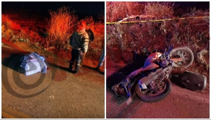 Fallece joven motociclista en Calimaya tras fatal accidente