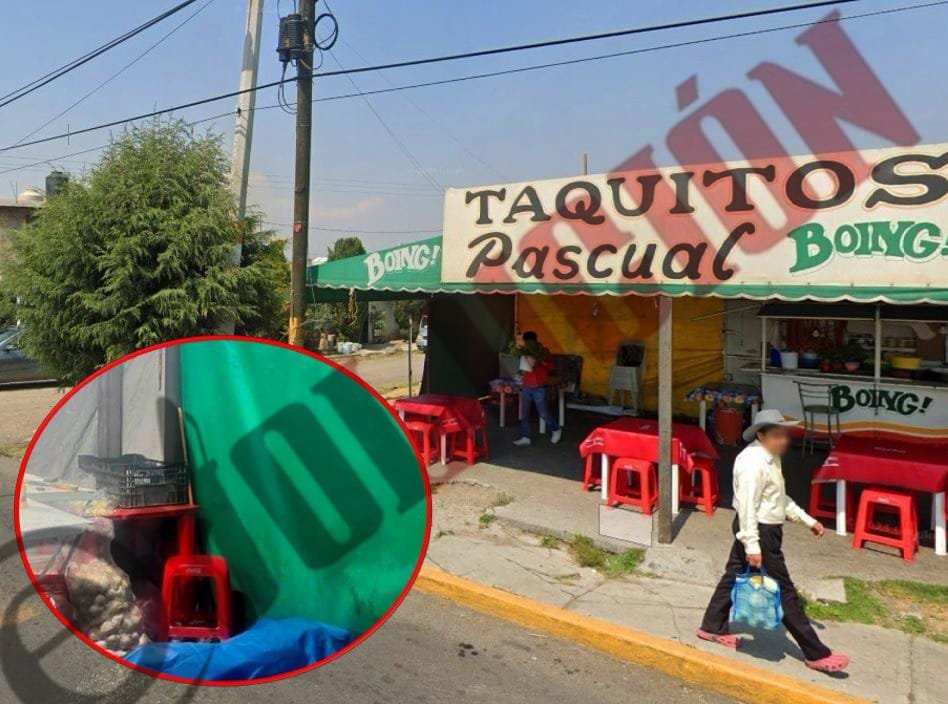 Sigue la violencia en Temoaya; sujetos armados y en motocicleta matan a mujer en una taquería
