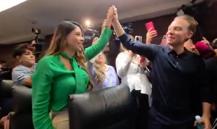 PVEM destapa a esposa de gobernador de SLP como posible candidata para 2027