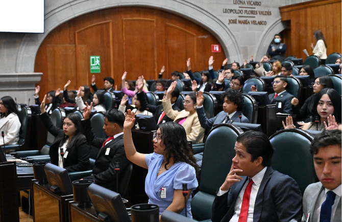 Impulsa Anuar Azar parlamento juvenil en el Congreso mexiquense