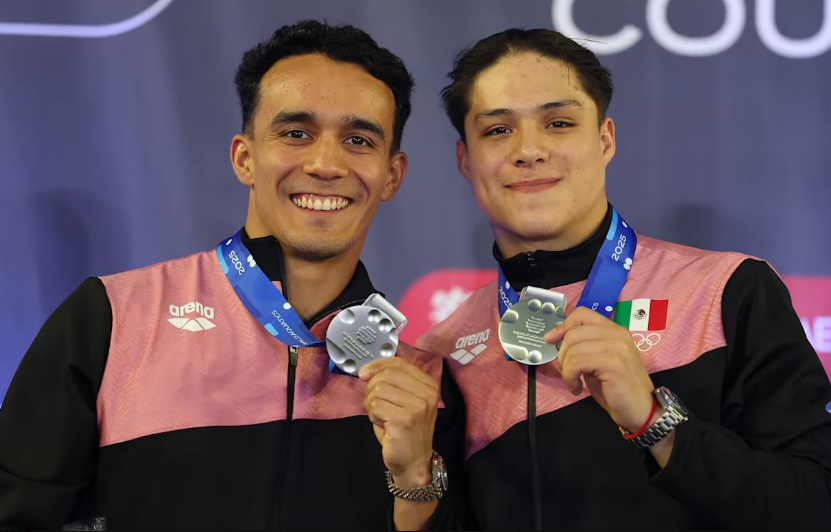 México suma otra medalla de plata en el Mundial de Clavados con Osmar Olvera y Juan Celaya