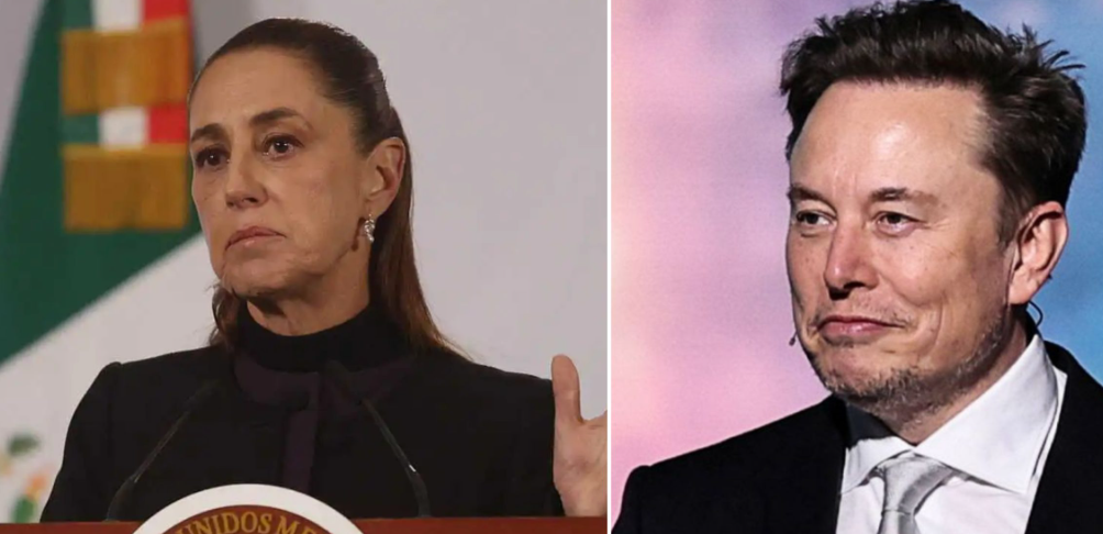 Sheinbaum analiza demandar a  Elon Musk tras vincularla con cárteles mexicanos