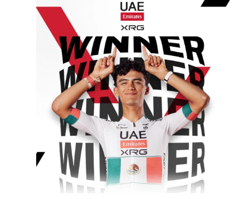 Se impone Isaac del Toro en el UAE Tour al ganar la primera etapa 
