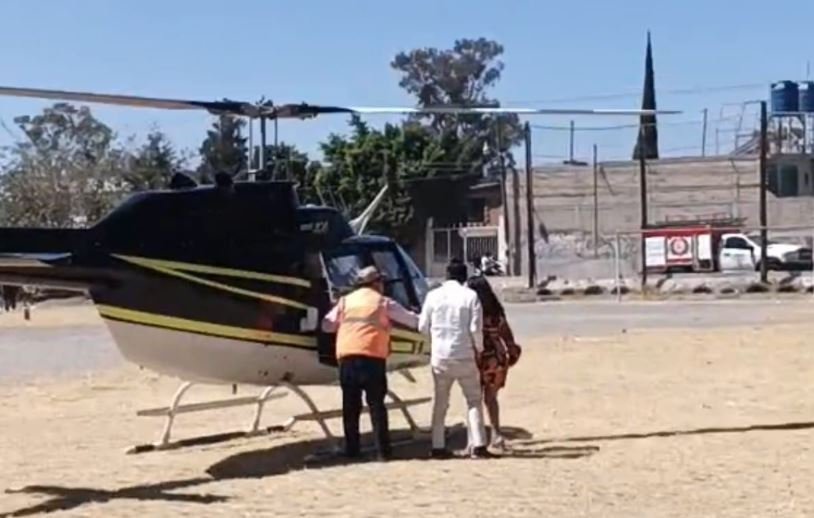 Alcalde de Chiconcuac indicó que uso de helicóptero en evento sin recursos públicos