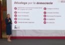 Sheinbaum presentó el “Decálogo de la Democracia”, los puntos clave de la reforma electoral