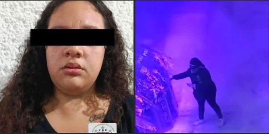 A proceso por homicidio a mujer que quemó a policías de Campeche en 8M