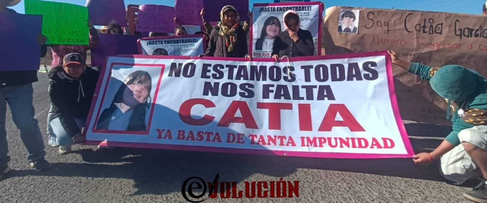 Familiares exigen acciones reales para localizar a Catia García a Delfina Gómez