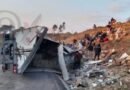 Volcadura de tractocamión provocó actos de rapiña en Acambay