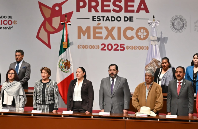 Participan congresistas en ceremonia de Aniversario del Estado de México