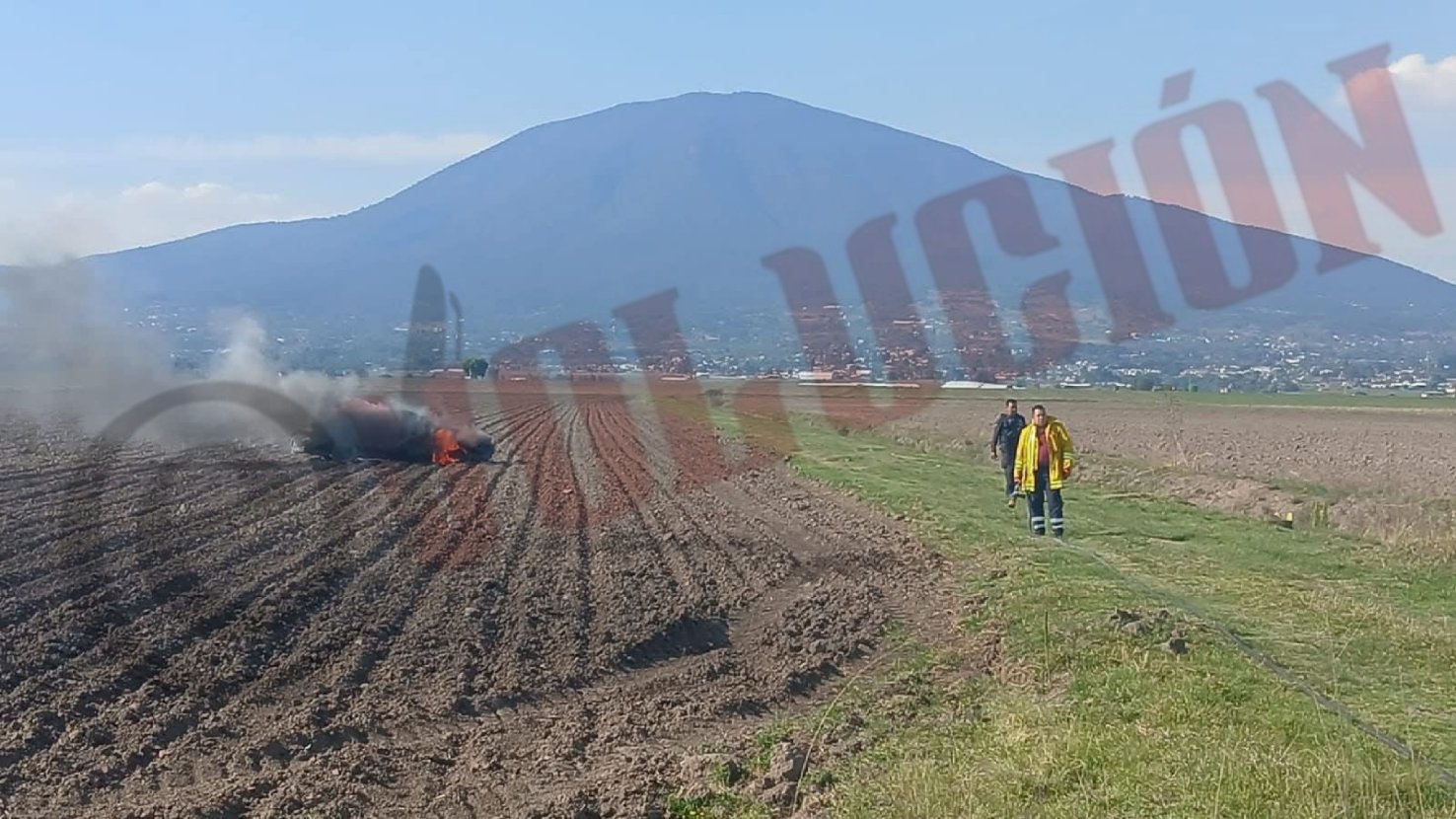 José Rodolfo, elemento activo de la SSEM es calcinado junto con su unidad en Jocotitlán