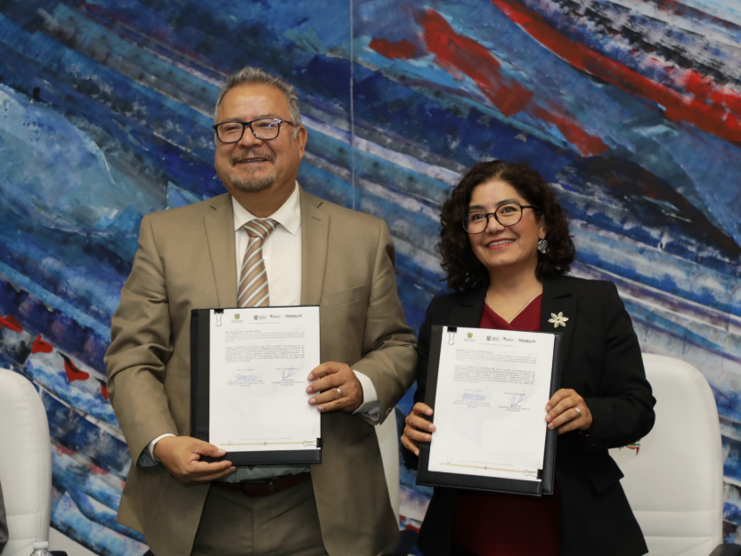 Secretaría del Trabajo EdoMéx firma convenio de colaboración con la UAEMéx