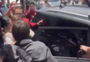 Reciben con protestas y rechiflas a Ariadna Montiel y Andrés López Beltrán en Chihuahua