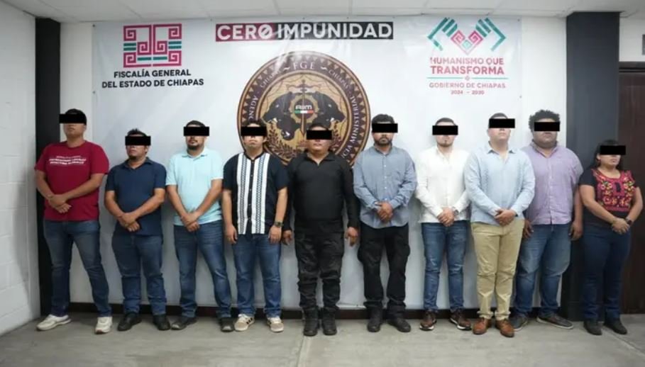 Cae comandante, secretario, 3 agentes del MP y 5 policías por tortura en Chiapas