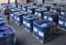Decomisan más de 54 mil litros de sustancias químicas ilícitas en aduana de Manzanillo