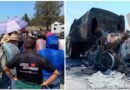 Habitantes queman camión de basura de Toluca tras reapertura de tiradero ilegal en Xonacatlán