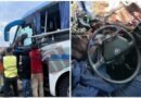 Choque entre autobús de pasajeros y tráiler deja 7 personas lesionadas en Atlacomulco