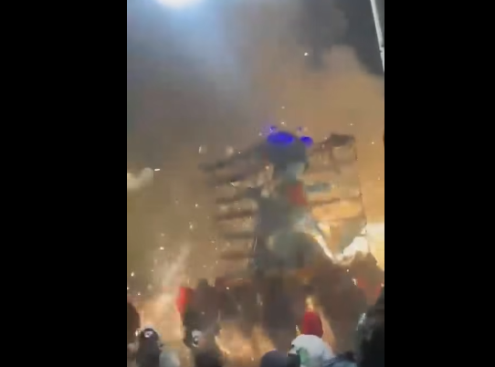 Festejo con fuegos pirotécnicos deja 50 personas quemadas en Amecameca