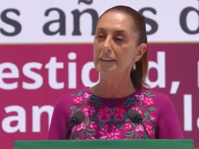 Sheinbaum garantiza que en su gobierno hay democracia y libertad