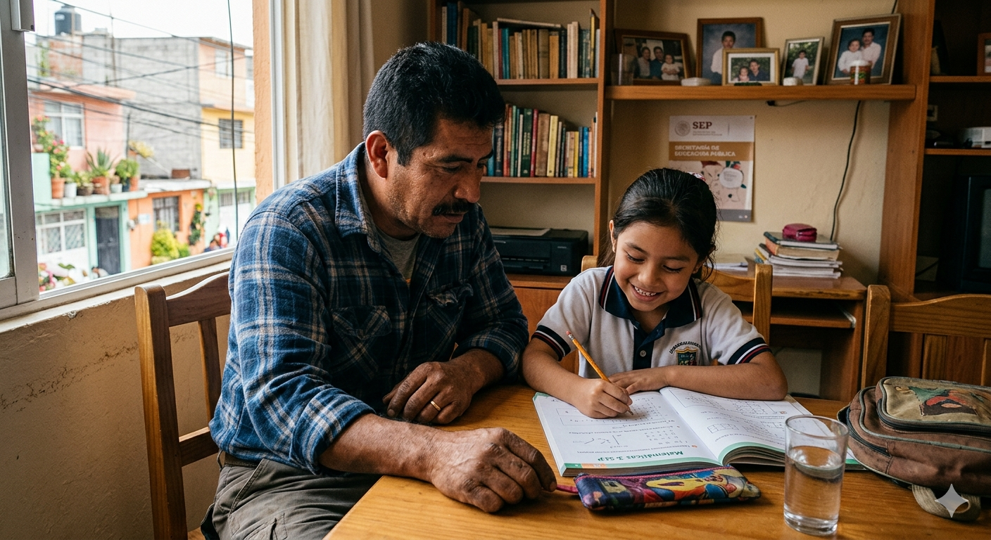 Cerca de 12 millones de papás en México solo cuenta con educación básica: Inegi 