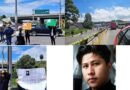 Familiares de Edwin Gustavo exigen su localización con bloqueo en acceso principal a Temoaya