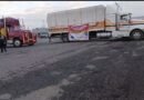 Transportistas de Tamexun toman casetas en EdoMéx tras denunciar abusos y extorsiones