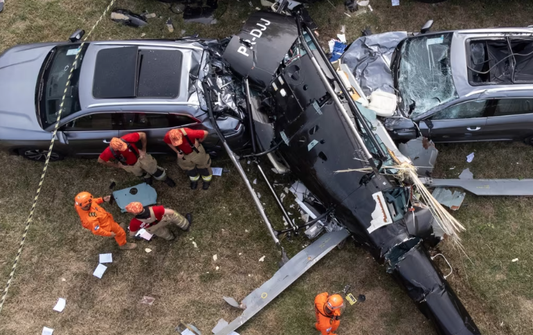 Colisión de helicópteros en Brasil deja como saldo seis personas fallecidas