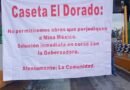 Pobladores liberan caseta El Dorado ante amenaza de quedar incomunicados