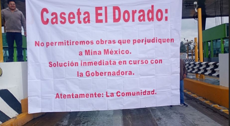 Pobladores liberan caseta El Dorado ante amenaza de quedar incomunicados