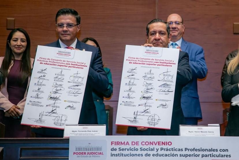 PJEdoMéx comprometido con la formación profesional de las y los universitarios