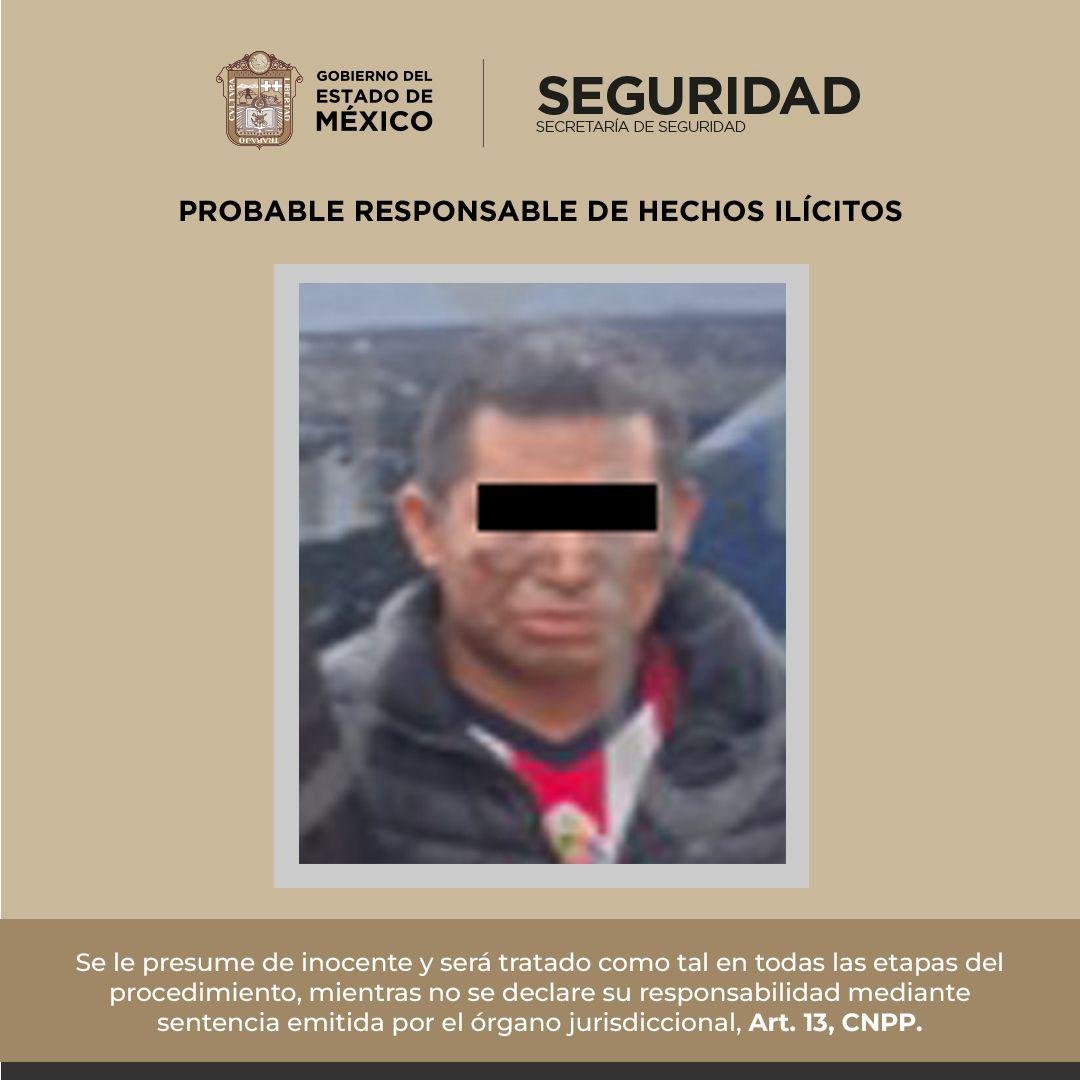 Detienen a Jesús “N” por homicidio en Zinacantepec