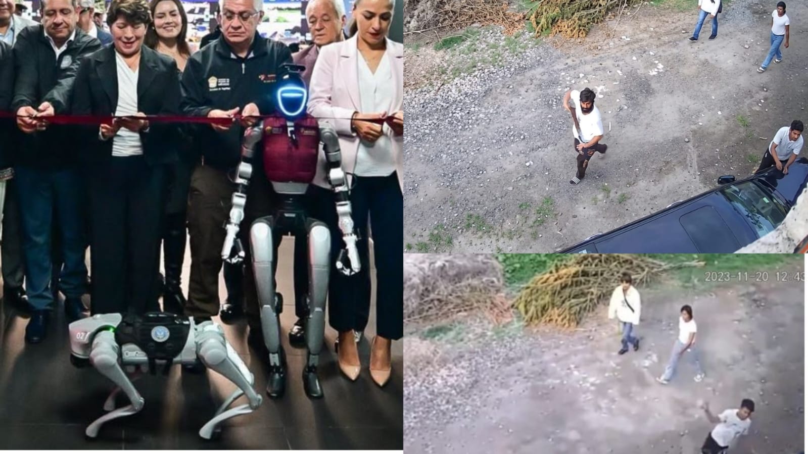 “Niños sicarios” se apoderan de Chalco mientras Delfina presume perro robot ‘policía’