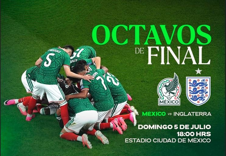 México jugará contra Inglaterra por histórico pase a cuartos de final del Mundial