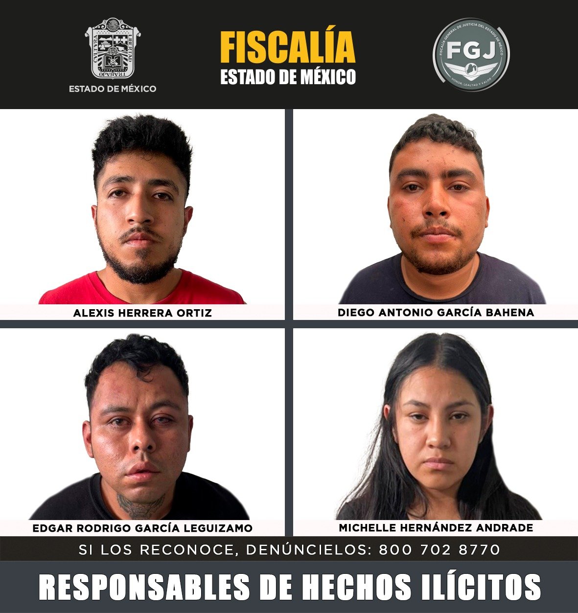 Cárcel de por vida para asesinos de policías en Malinalco