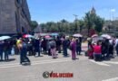 Habitantes de Tultitlán se manifiestan en Toluca para pedir cambio de calles y denunciar hostigamiento