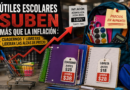 Útiles escolares suben más que la inflación: libretas y lápices lideran las alzas de precio