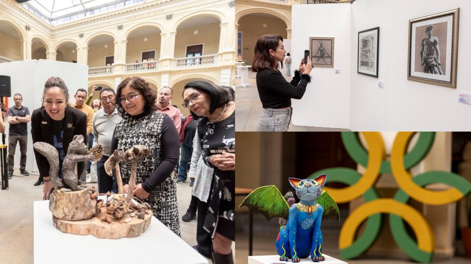 Arte universitario se encuentra con la sociedad mexiquense en la Muestra Plástica Anual 2026